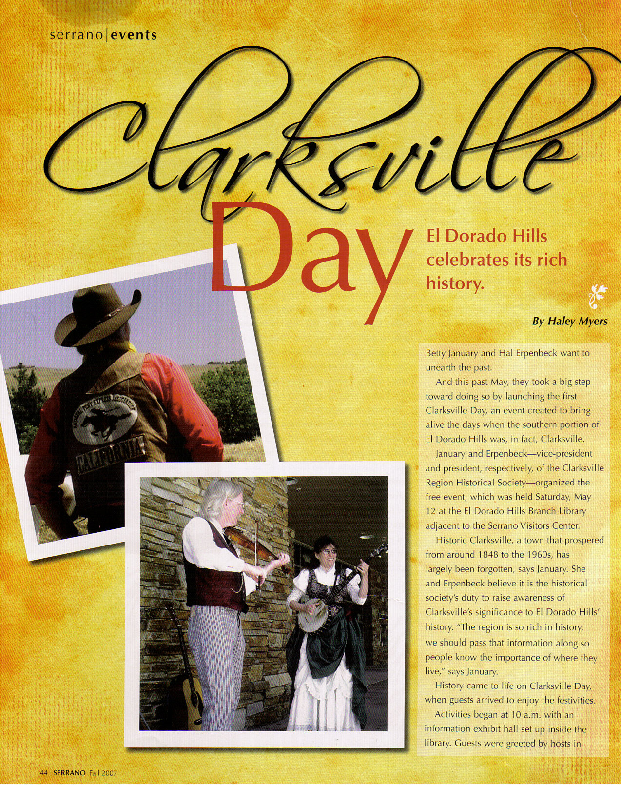 2007 Clarksville Day article