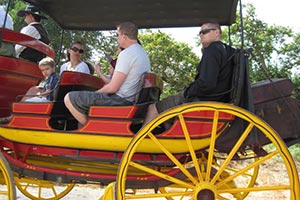 Horse-drawn wagon